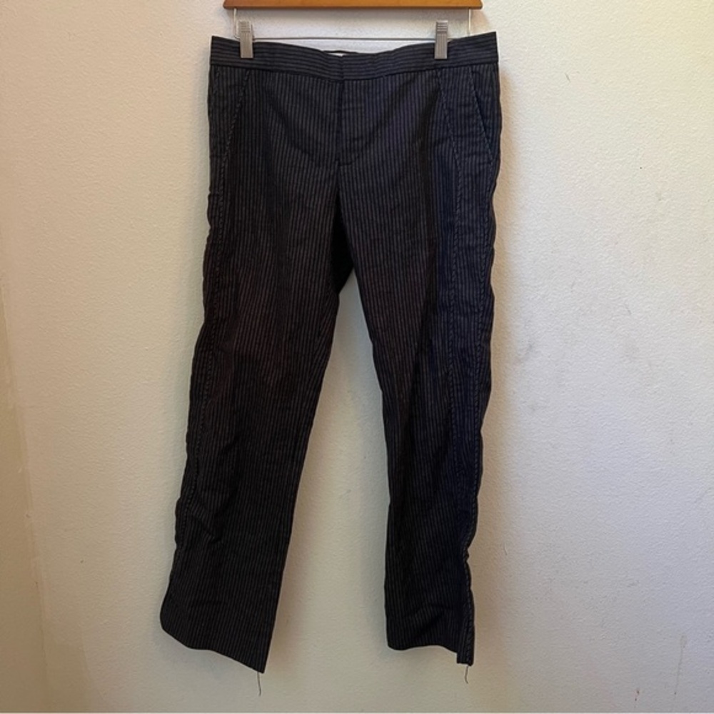 Marc Jacobs Black Pinstripe Pants